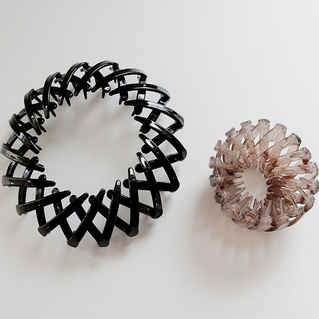 포니테일집게핀 똥머리 만두핀