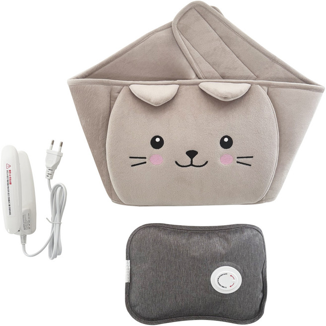 힐링팩토리 핫워터 복대 온수찜질기, wp-m102, 냥이