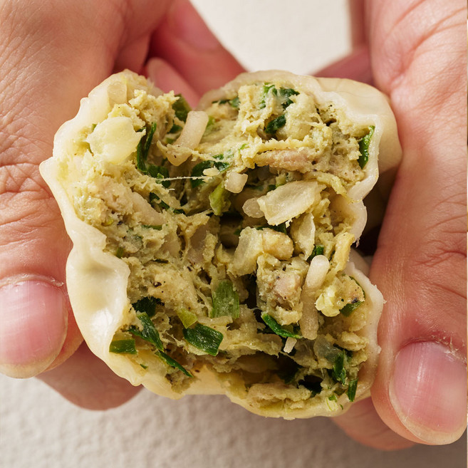 전주한옥 옹골진왕만두 고기왕만두 수제만두 얇은피 손만두 1kg, 1개