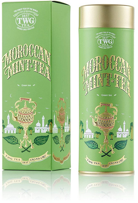 TWG 티 1837 모로칸 민트티 틴케이스 Moroccan Mint Tea 100g, 1개, 1개