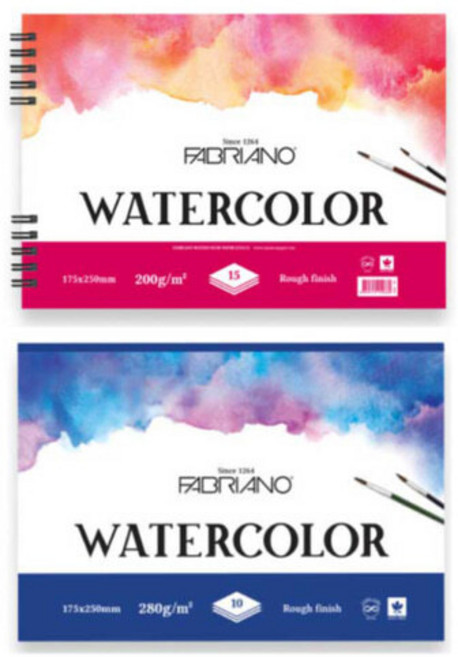 삼원페이퍼 파브리아노 워터칼라 스케치북 16절 280g(10매), 16절 280g (10매) 1개