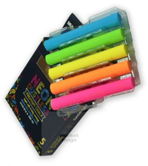 마켓마고A 네온분필 문교분필