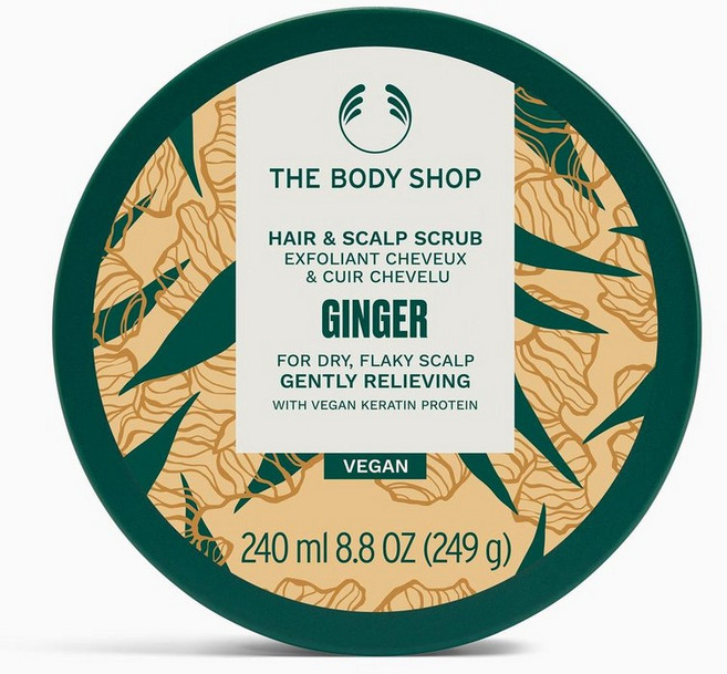 호주 더바디샵 The Body Shop Ginger Hair & Scalp Scrub 진저 헤어 & 스칼프 스크럽, 1개, 240ml