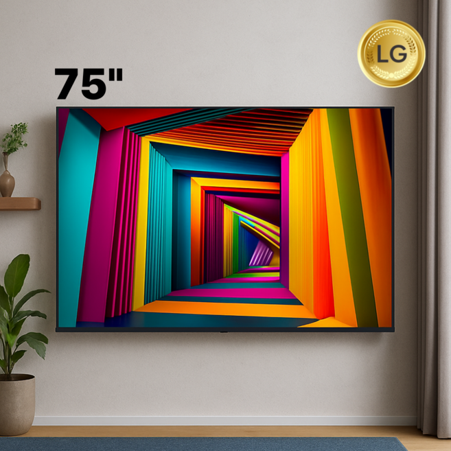 [10% 환급가전] LG전자 4K UHD LED TV 방문설치, 189cm/75인치(방문설치), 75UT9300KNA, 벽걸이형
