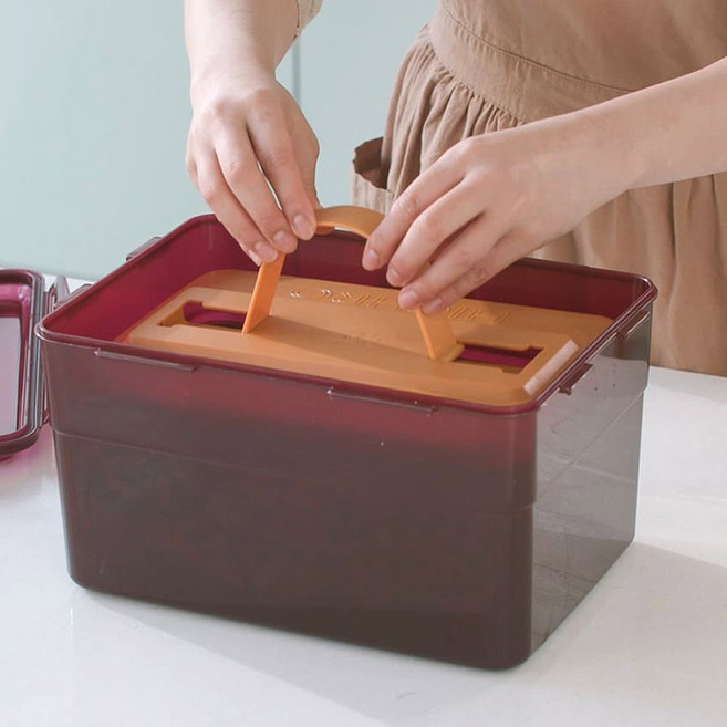 [TV홈쇼핑정품 인포벨]하이로 황토 누르미 누름이 김치 오이지 동치미 누름판 고탄성 손잡이 위생 향균 탈취, 2세트