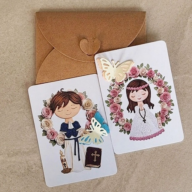 가톨릭 천주교 성물 첫영성체 카드 상본