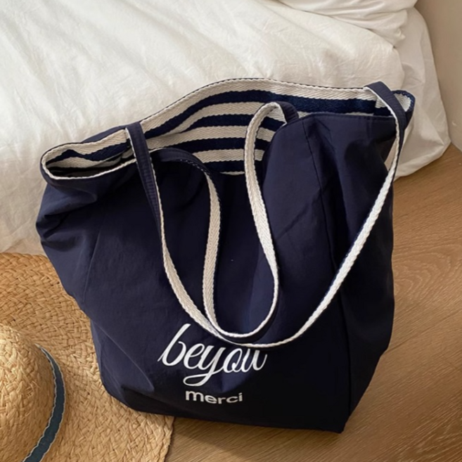 스트라이프 메르시 백 리버시블 에코백
