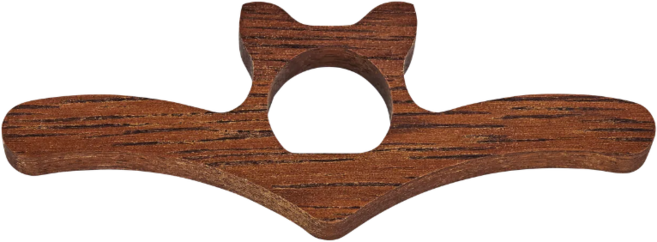 주니어앤시니어 우드캣 원목 독서링 북홀더링, 1개, 멀바우