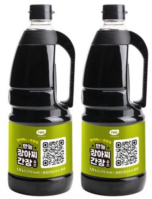 더본코리아 백종원의 만능장아찌간장소스 1.5L X 2개
