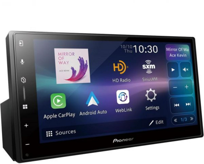 선구적인 DMH-2000NEX 6.8인치 더블 딘 멀티미디어 디지털 미디어 수신기 유선 Apple 카플레이 및 안드로이드 오토 수신기갱신, 선구적인 DMH-2000NEX 6.8인치 더블 딘 멀티