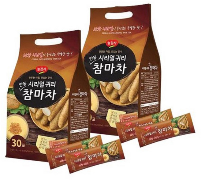 광야식품 뉴 시리얼 귀리 안동 참마차 스틱형 냉온차 30포, 20g, 30개입, 2개