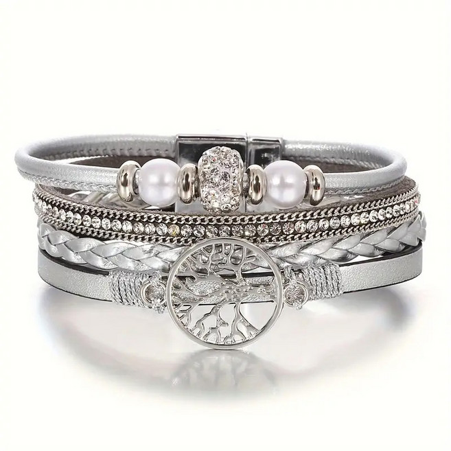 생명의 나무 레이어드 팔찌