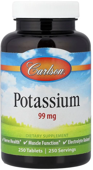 칼슨 칼륨 99 mg 250 정, 250정, 1개 - 쿠팡