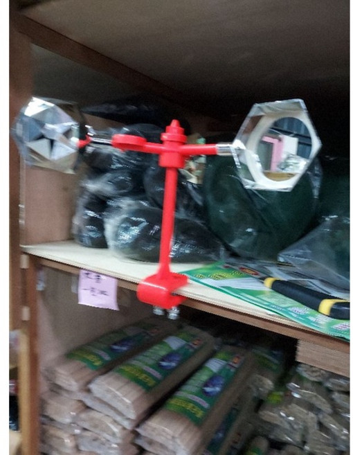 趕鳥器 遇風自動旋轉多角鏡面反光 戶外防鳥裝置, 1個