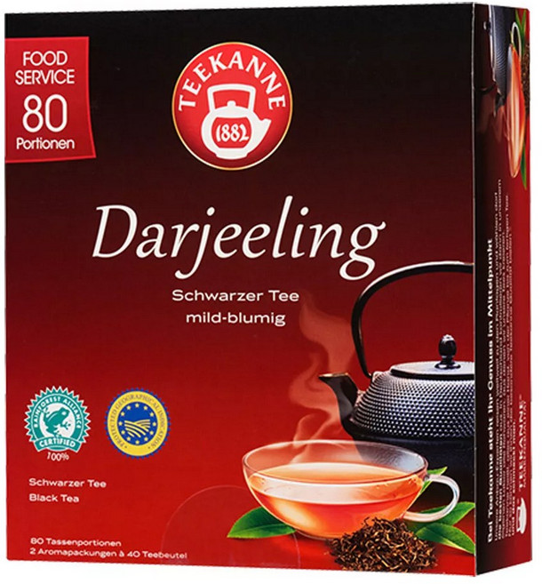 티칸네 대용량팩 다즐링 80티백, 1개, 80개입