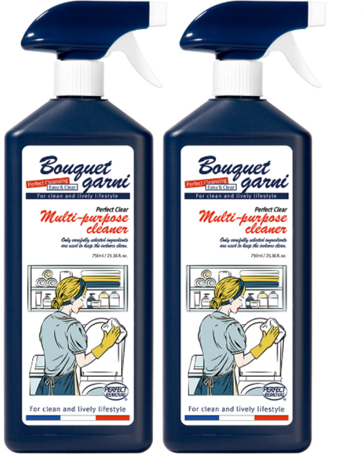 부케가르니 퍼펙트 클리어 다목적 세정제, 750ml, 2개