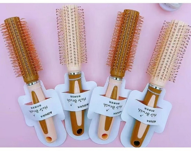 星星文具 梳頭髮 氣囊梳 圓梳 顏色隨機出貨, 1個, 9512捲髮梳