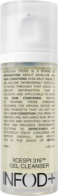 인포디플러스 엑세스피316 젤 클렌저 모공 블랙헤드 피지 지성 노폐물 미세먼지, 1개, 100ml