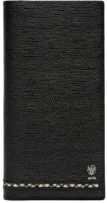 (국내매장정품) [ALEXANDER]블랙 라인 체크 로고 장지갑DBWA2E621BK 242364