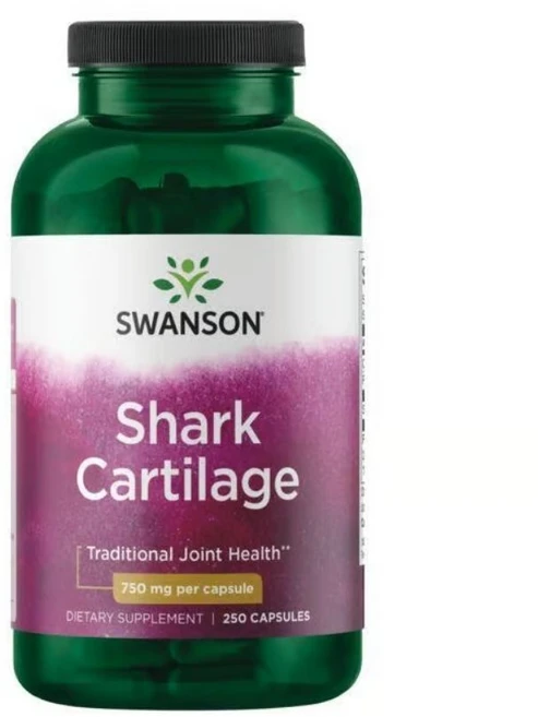 스완슨 상어 연골 Shark Cartilage 750mg, 2개, 250정 - 쿠팡