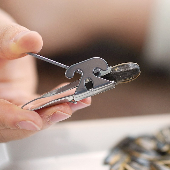 해바라기씨 꽈즈 견과류 껍질 까기 벗기기 제거 씨드클리퍼, 1개