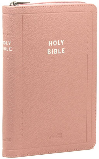 개역한글판 성경전서 - 72HC/초슬림/중/단본/색인/지퍼/PU/인디핑크