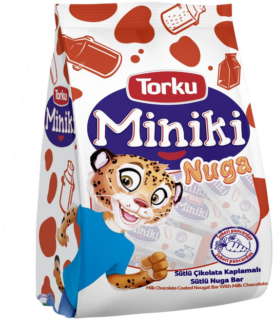 토르쿠 미니키 누가 미니 초콜릿, 240g, 3개