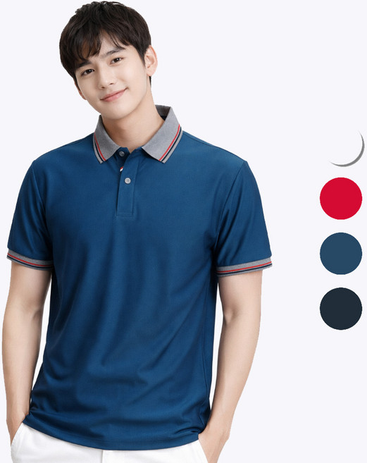 반팔 트리코타 단체복 티셔츠 남녀공용 TS60991-99-401