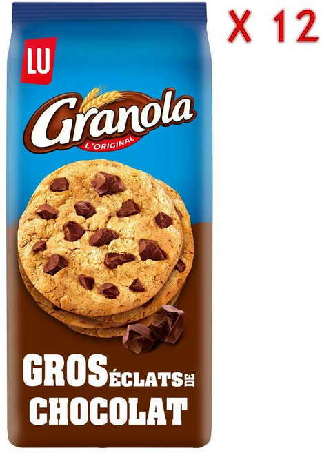 루 그래놀라 초콜릿 칩 쿠키, 184g, 12개