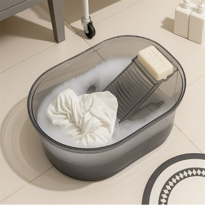 미요몰 빨래판 대야투명 빨래판대야대형