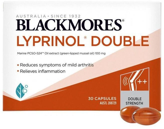 블랙모어스 리프리놀 초록입홍합 2배효과 30캡슐, 30정, 1개