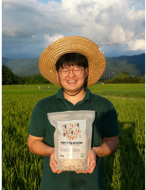미실란 유기농 발아오색미 (9분도미 혼합 오색 발아현미), 3kg, 1개