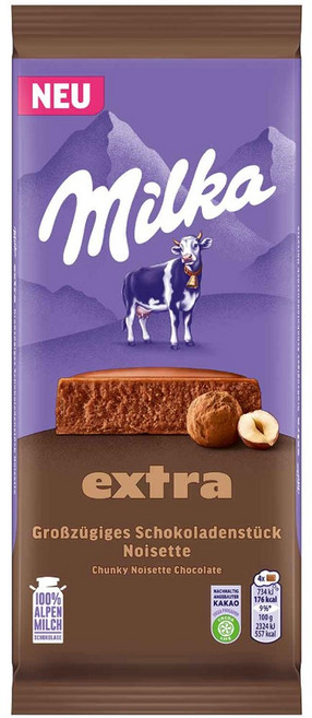 밀카 milka 엑스트라 누아제트 초콜릿, 1개, 190g