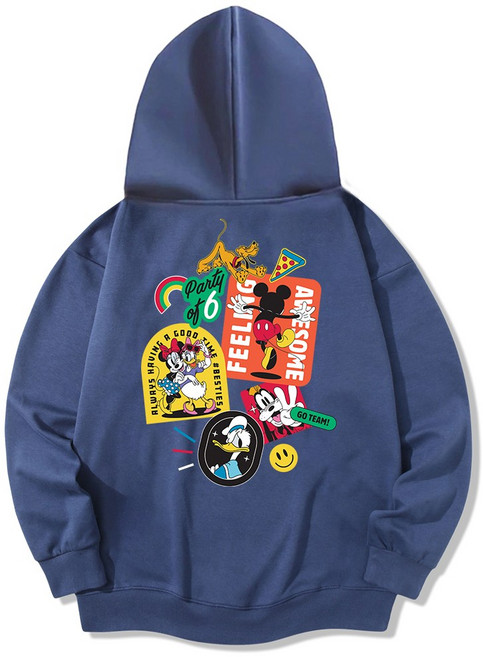 일루소 디즈니 소프트 특양면 필링 미키 후드티