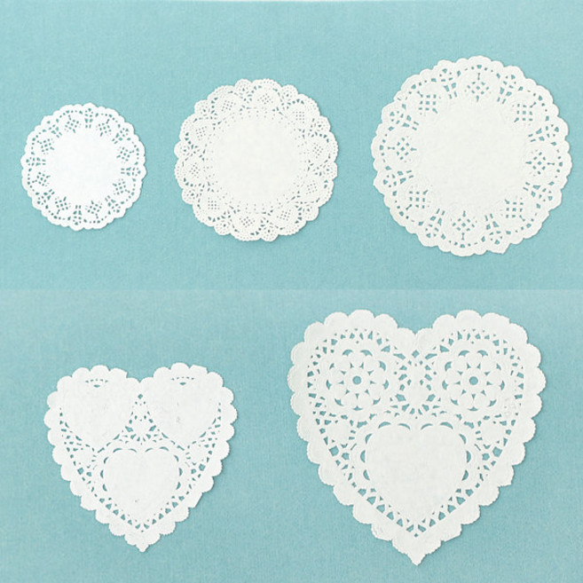 [펠트친구] 도일리페이퍼(100장)/도일리/원형도일리/, 원형도일리페이퍼-소, 1개