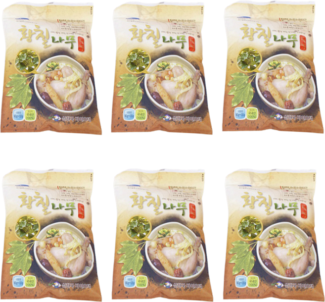 한방백숙 삼계탕 재료 옻오름 없는 황칠나무분말 티백 100g, 6개