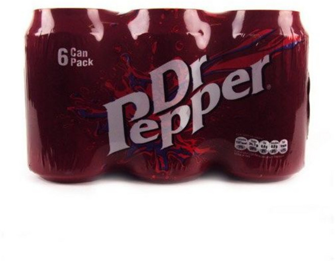 외국 탄산 음료 청량 닥터 페퍼 레귤러 6 x 330ml 1980g
