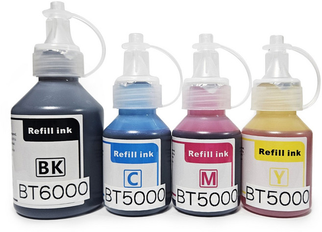 BTD60 BK BT6000BK BT5000 호환잉크 DCP-T420W DCP-T720DW T310 T220 T500W T510W T520W T700W T810W 잉크, BT5000/6000 4색, 1세트