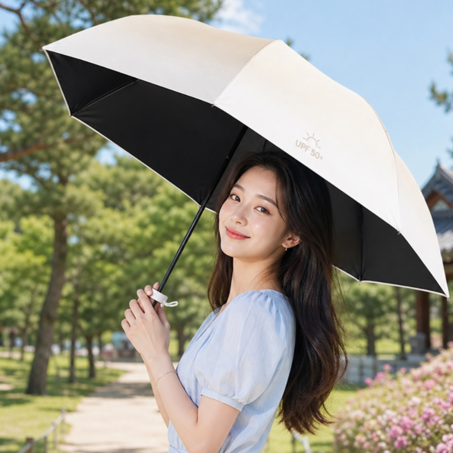 에이치팩 국산 양산 자외선차단100% 초경량 양산우산겸용