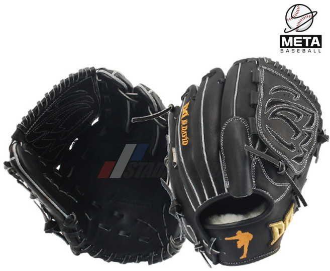 다비드 프로 어센틱 올라운드 투수 글러브 최지광 모델 블랙 PA GG, 1개