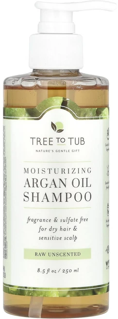 트리 투 텁 모이스처라이징 아르간 오일 샴푸 건성 모발 및 민감성 두피용 무향 250ml (8.5 fl oz) TOB-48215 - 쿠팡