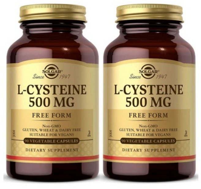 솔가 L-시스테인 500mg 베지터블 캡슐, 90정, 2개