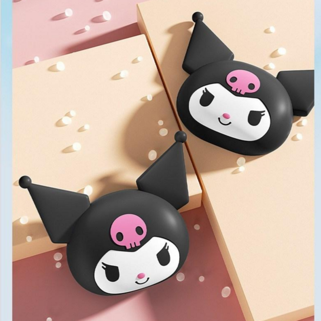 차량용 도어가드 문콕방지 2p, sanrio_쿠로미_블랙, 1세트