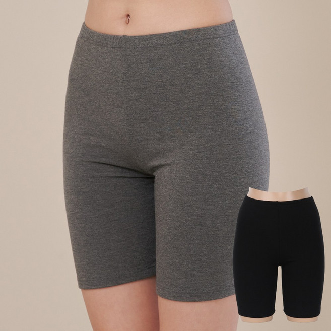 여성 겨울 기모 속바지 5부 2매