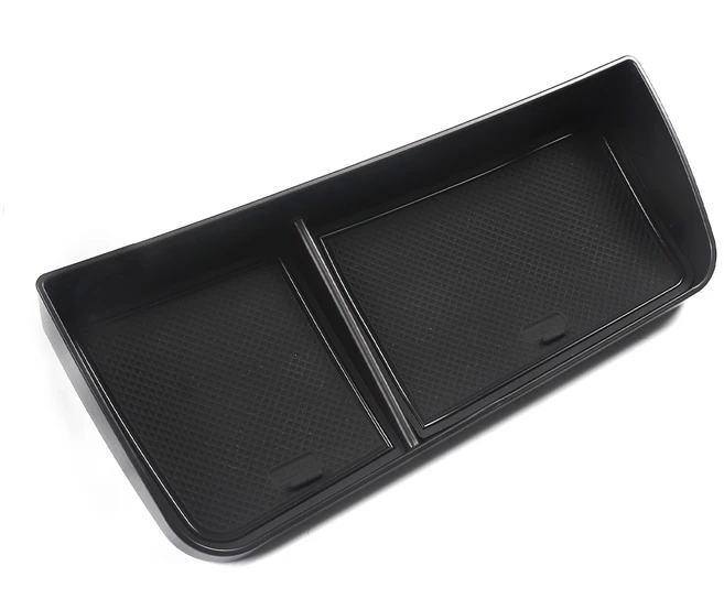 폭스바겐 ID.4 액세서리용 차량 대시보드 트레이 센터 콘솔 디스플레이 수납함 스크린 뒤 숨김 정리함, 01 ID4 D-BOX BLACK