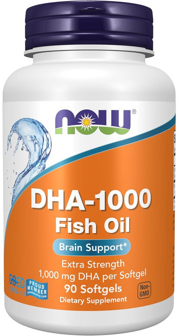 나우푸드 DHA-1000 피쉬 오일 1000mg 소프트젤, 90정, 1개