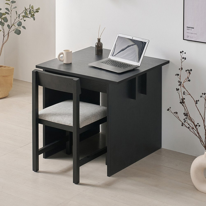 클래시코 오크 블랙 2인 4인 사각 테이블 식탁 카페 업소용 800~1400