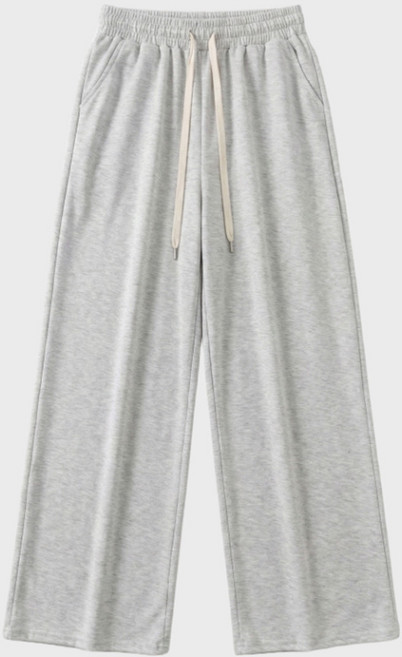 여성 봄 가을 루즈핏 와이드 밴딩 트레이닝팬츠