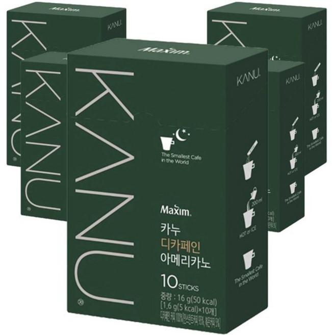 카누 디카페인 아메리카노 50T (80G), 1.6g, 50개입, 1박스