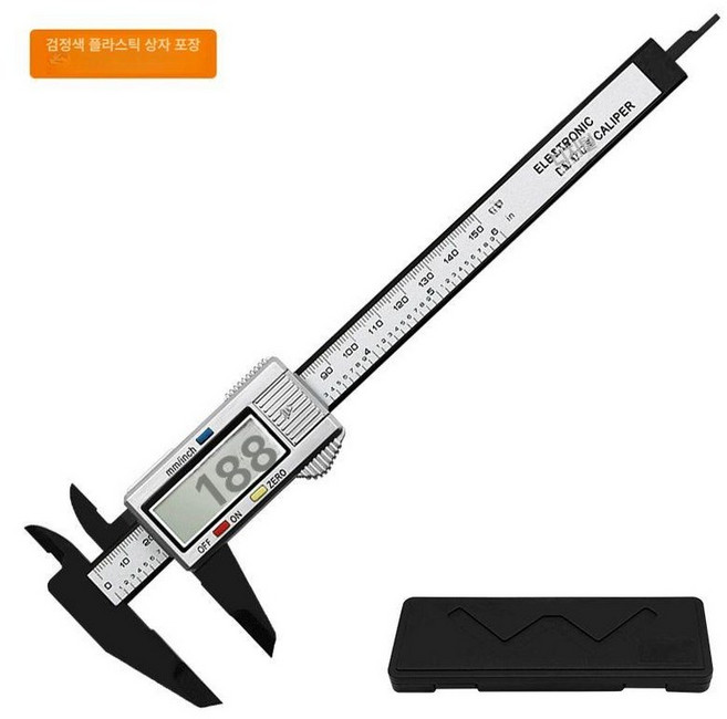 150mm 100mm 전자 디지털 게이지 측정, 0-150mm 흑색 헤드, 1개